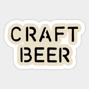 Craft Beer Sticker